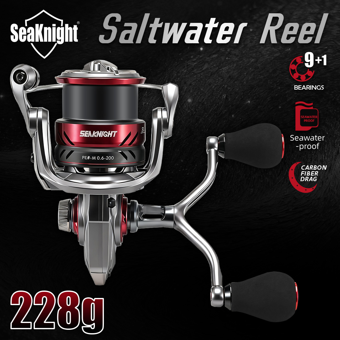 Daiwa Reel Fuego - SeaKnightブランド SLARDAR BBシリーズ スピニングフィッシングリール 海魚釣り 海水耐腐食