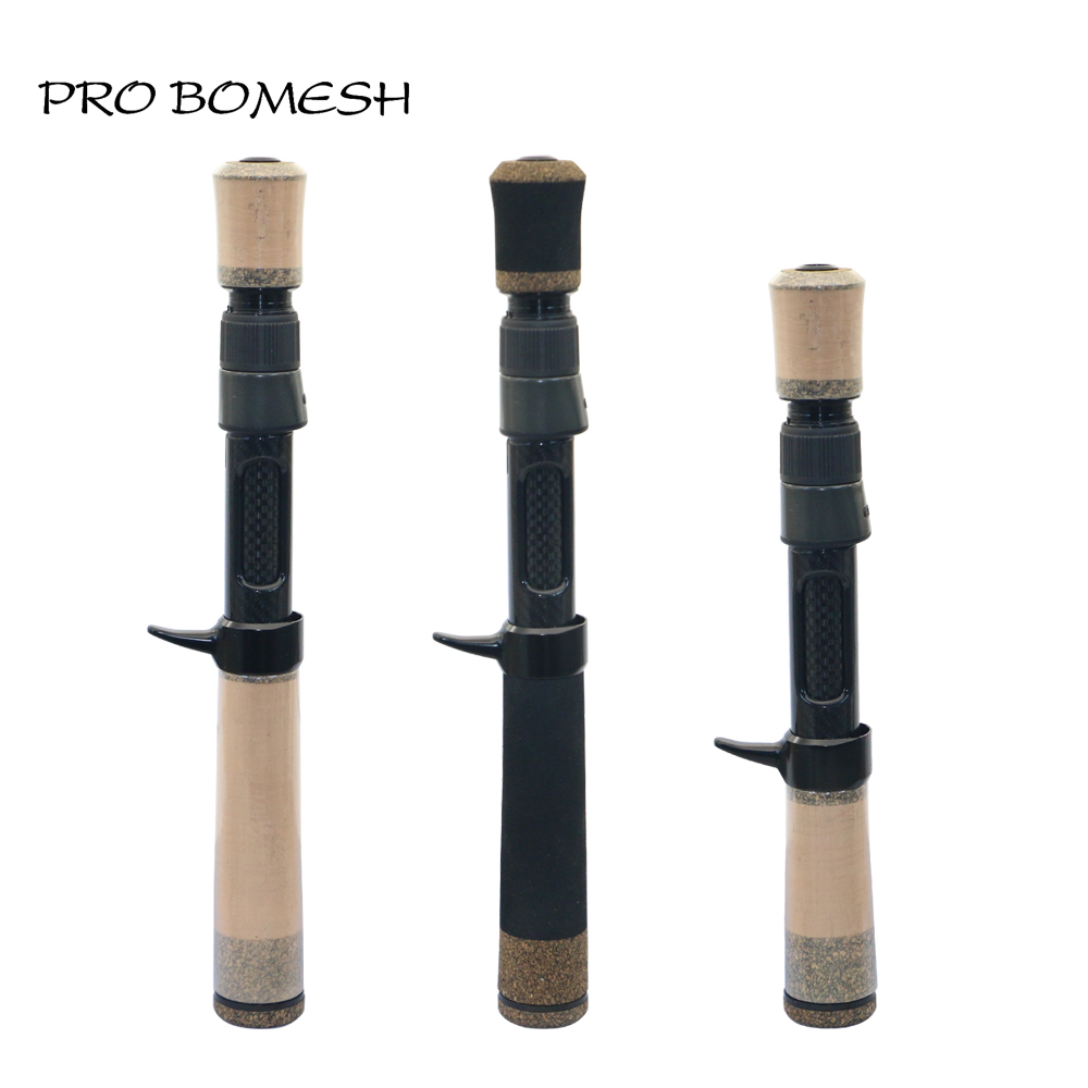 Fishing Rod Casting - PROBOMESH カーボンファイバー鋳造リールシート 3A コルク EVA グリップハンドルキットトラウト釣竿構築コンポーネントアクセサリー