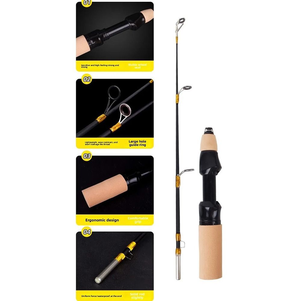 ミニサイズ釣り竿コンボ 超軽量設計 小型リール 人工ルアーコ - Fishing Rod Combo のレビューと価格