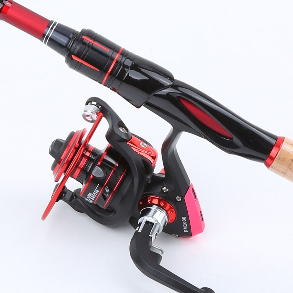 超軽量カーボンファイバー製釣り竿1.8mとリール、タックルボ - Fishing Rod Combo のレビューと価格