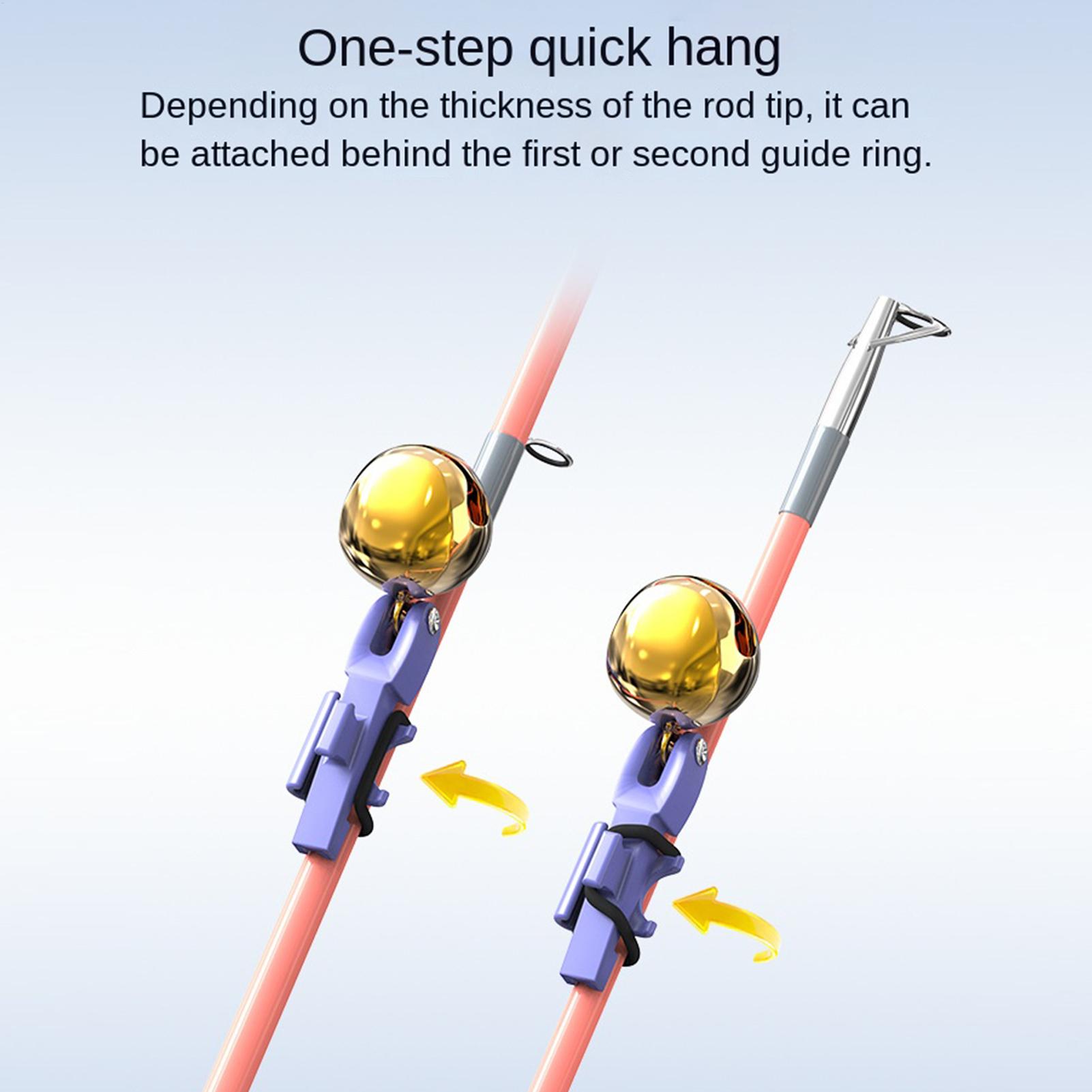 5個入り釣り用バイトアラームベル ロッドクリップ 釣り用品  - Fishing Rod Ice のレビューと価格
